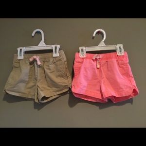 2 pairs of shorts